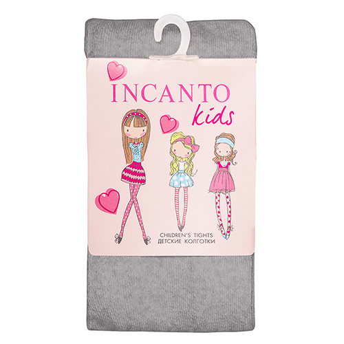 

Детские колготки INCANTO KIDS Grigio melange 116-122