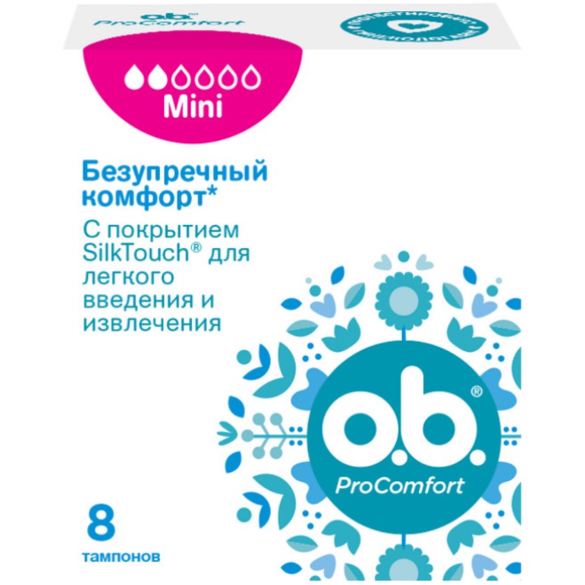 

Тампоны O.B. PRO COMFORT Mini 8 шт