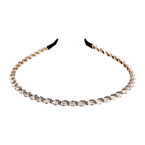 

Ободок LADY PINK CRYSTAL decore