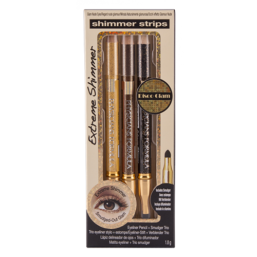 

Набор карандашей для глаз PHYSICIANS FORMULA SHIMMER STRIPS EXTREME с аппликатором 3 шт тон гламурный нюд