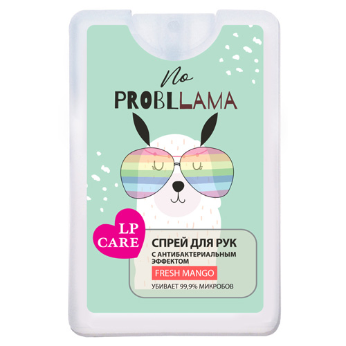 

Спрей-санайзер для ухода за кожей рук LP CARE FRESH MANGO 20 мл