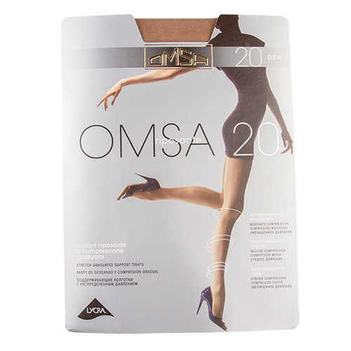 

Колготки женские OMSA 20 den тон Daino р-р 3
