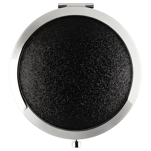 

Зеркало для макияжа DE.CO. карманное black shine