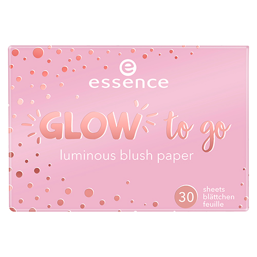 Румяна для лица `ESSENCE` GLOW TO GO в бумажных лепестках тон 10