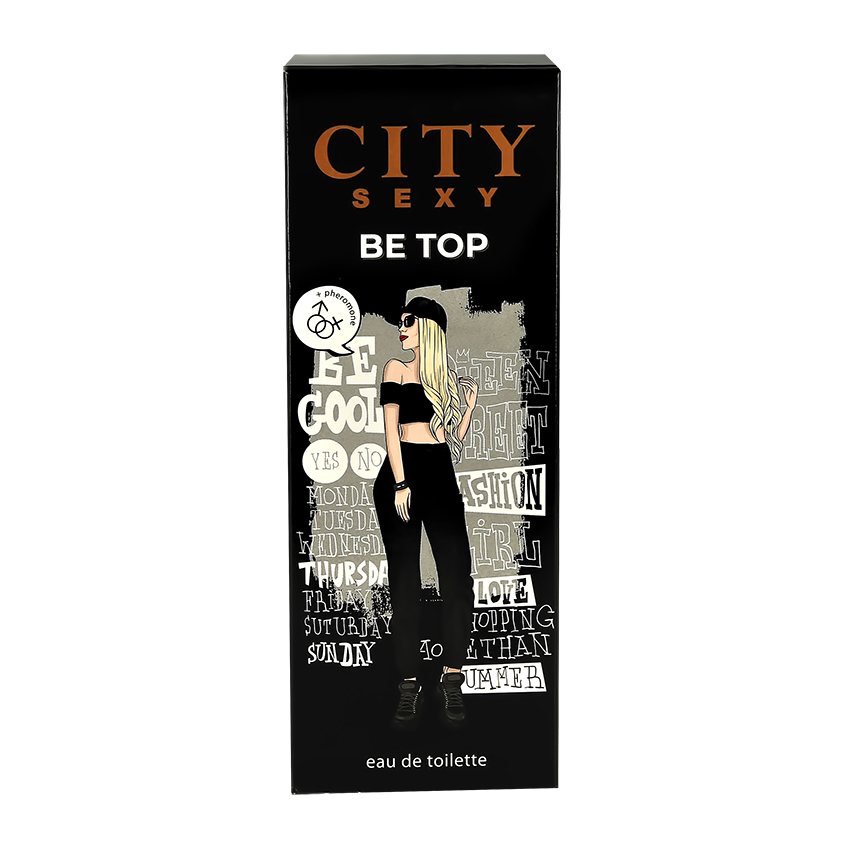 Туалетная вода `CITY SEXY` BE TOP (жен.) 60 мл
