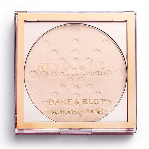 Пудра компактная для лица `REVOLUTION` BAKE & BLOT тон lace