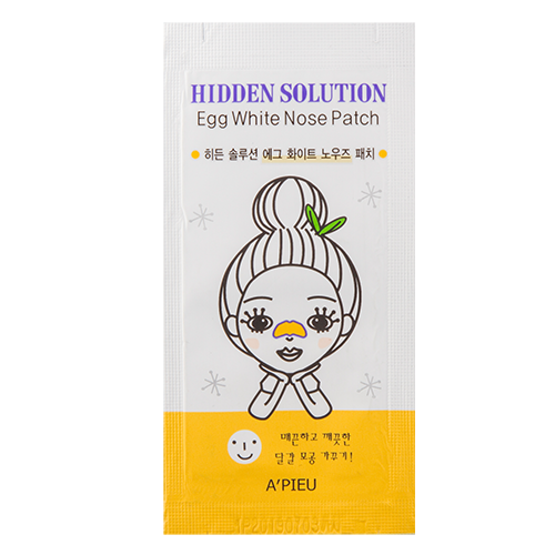 

Пластырь для носа APIEU HIDDEN SOLUTION с экстрактом яичного белка 1 гр