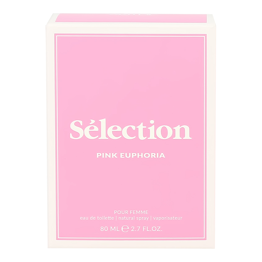 Туалетная вода `SELECTION` pink euphoria (жен.) 80 мл