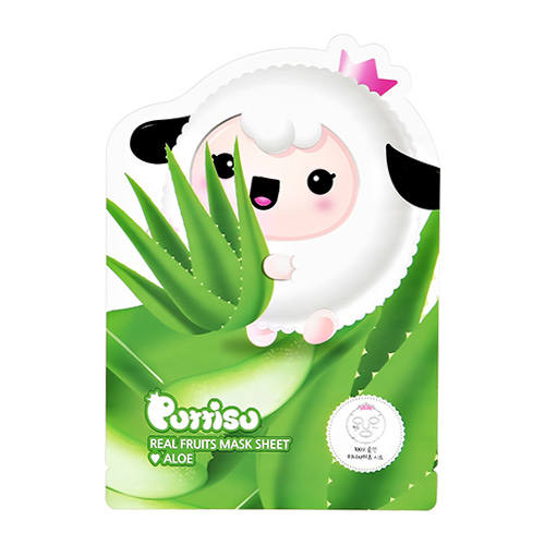 

Маска для лица PUTTISU детская алоэ вера 18 мл