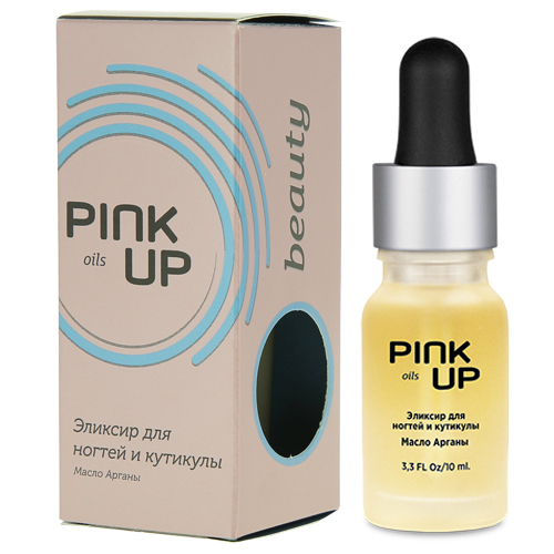 

Эликсир для ногтей и кутикулы PINK UP BEAUTY OILS Масло арганы 10 мл