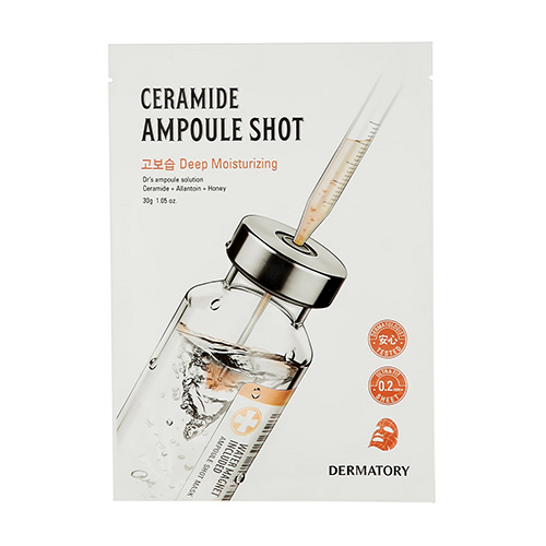 

Маска для лица DERMATORY AMPOULE SHOT с керамидами увлажняющая 30 г