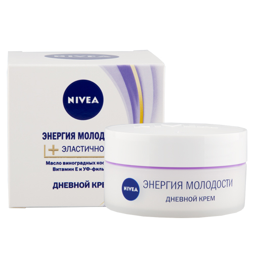 

Крем для лица NIVEA ЭНЕРГИЯ МОЛОДОСТИ+ЭЛАСТИЧНОСТЬ дневной 35+ 50 мл