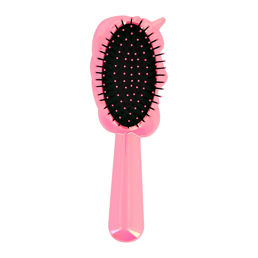 Расческа для волос массажная `MISS PINKY` розовая