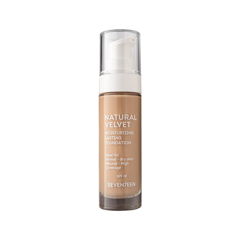 Крем тональный для лица SEVENTEEN NATURAL VELVET стойкий с бархатным эффектом тон 5