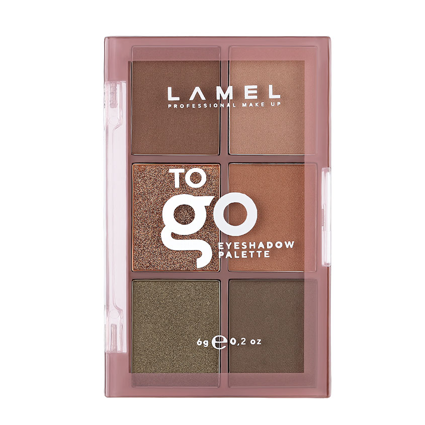 Набор теней для век LAMEL PROFESSIONAL TO GO EYESHADOW PALETTE тон 403