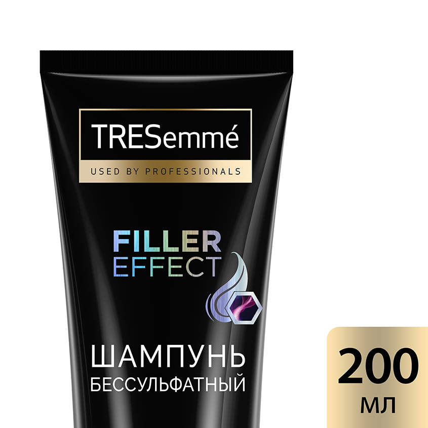 Шампунь для волос `TRESEMME` FILLER EFFECT Cияние и гладкость (бессульфатный) 200 мл