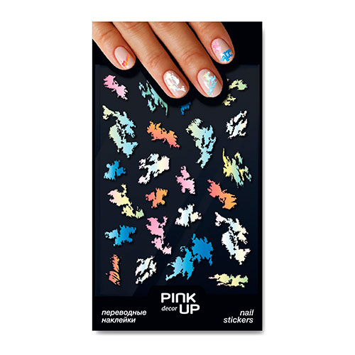 

Наклейки для ногтей PINK UP DECOR NAIL STICKERS переводные тон 895
