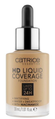 Основа тональная для лица CATRICE HD LIQUID COVERAGE FOUNDATION тон 065 bronze beige