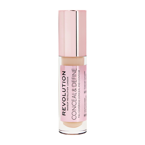 Консилер для лица `REVOLUTION` CONCEAL & DEFINE с аппликатором тон C6