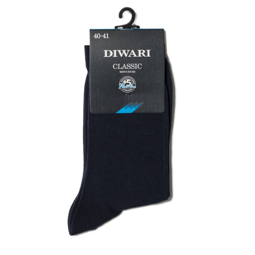 Носки мужские `DIWARI` DW CLASSIC темно-синий (44-45)