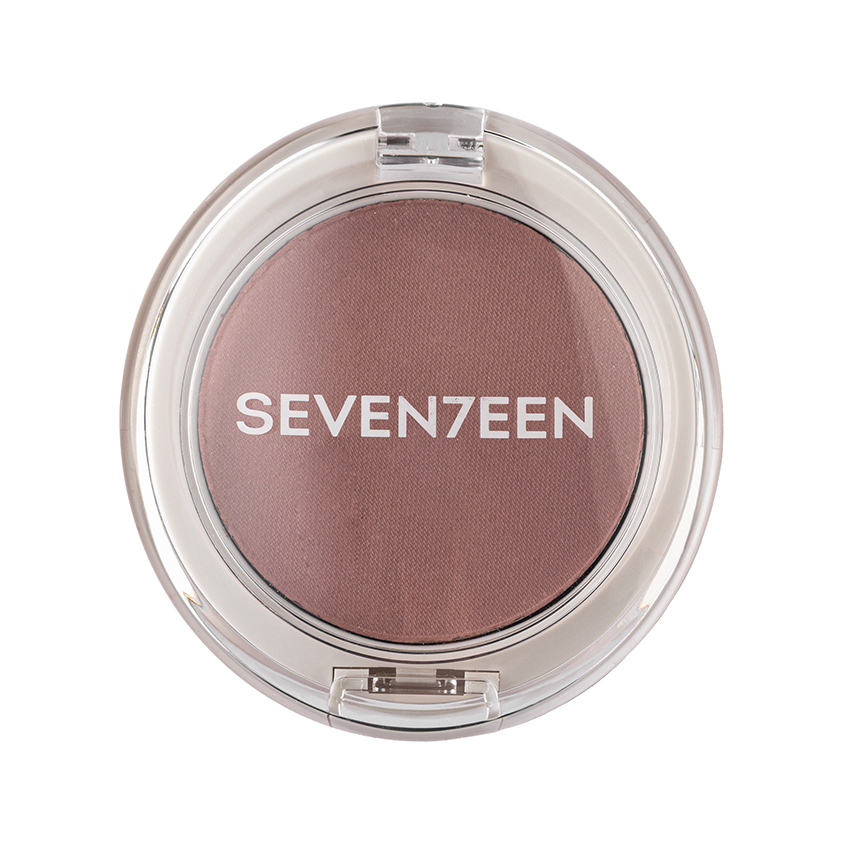 Румяна для лица SEVENTEEN NATURAL MATTE SILKY BLUSHER матовые компактные тон 1 Пыльный розовый