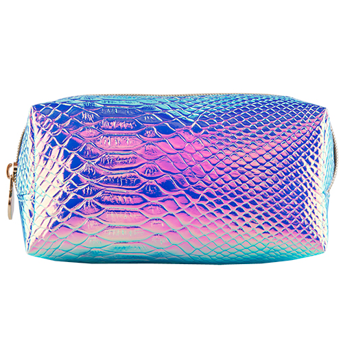 

Косметичка прямоугольная питон LADY PINK HOLOGRAPHIC розовая