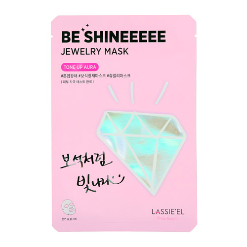 

Маска для лица LASSIEEL BE SHINE JEWERLY Tone up Aura для сияния кожи 28 г