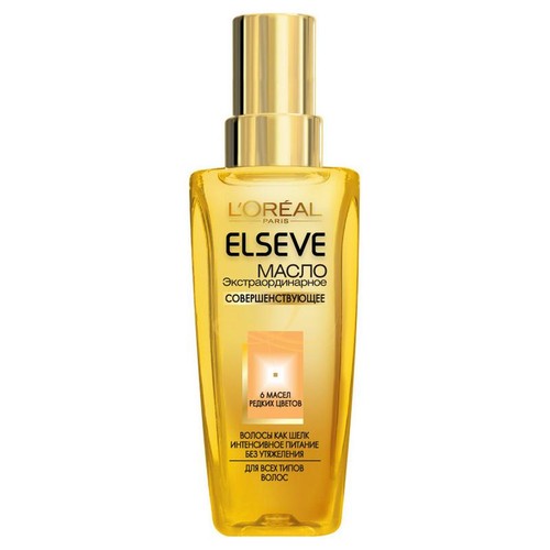 

Масло для волос LOREAL ELSEVE экстраординарное совершенствующее для всех типов волос 50 мл