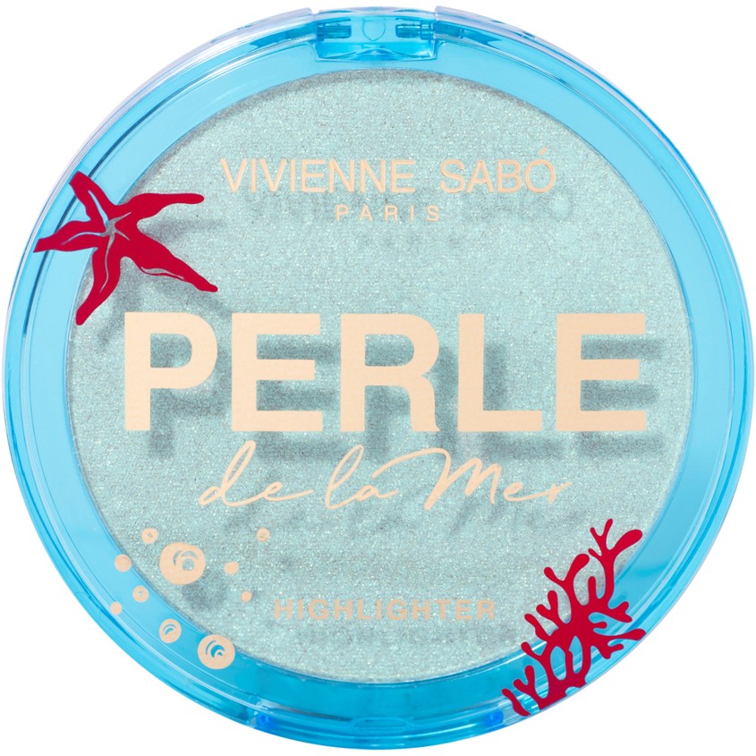 VIVIENNE SABO Хайлайтер для лица VIVIENNE SABO PERLE DE LA MER HIGHLIGHTER тон 01 наклейки для лица vivienne sabo декоративные наклейки для лица perle de la mer