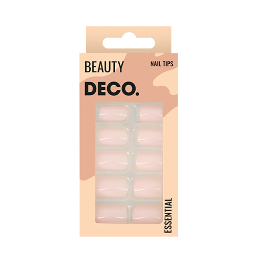 Набор накладных ногтей `DECO.` ESSENTIAL mild pink (24 шт+ клеевые стикеры 24 шт)