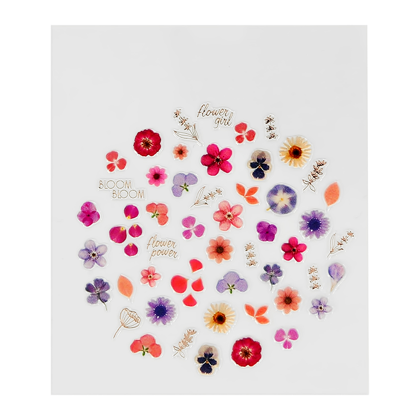 Наклейки для ногтей `ESSENCE` EVERLASTING BLOOMS create flowering memories