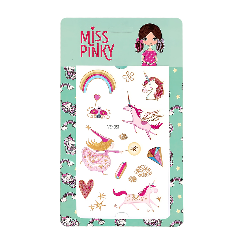 Татуировки переводные MISS PINKY 12 x 7,5 см