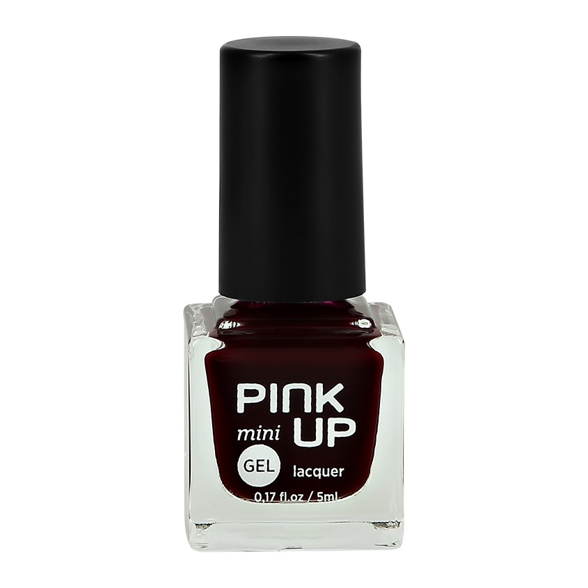 Лак для ногтей PINK UP MINI GEL с эффектом геля тон 58 5 мл