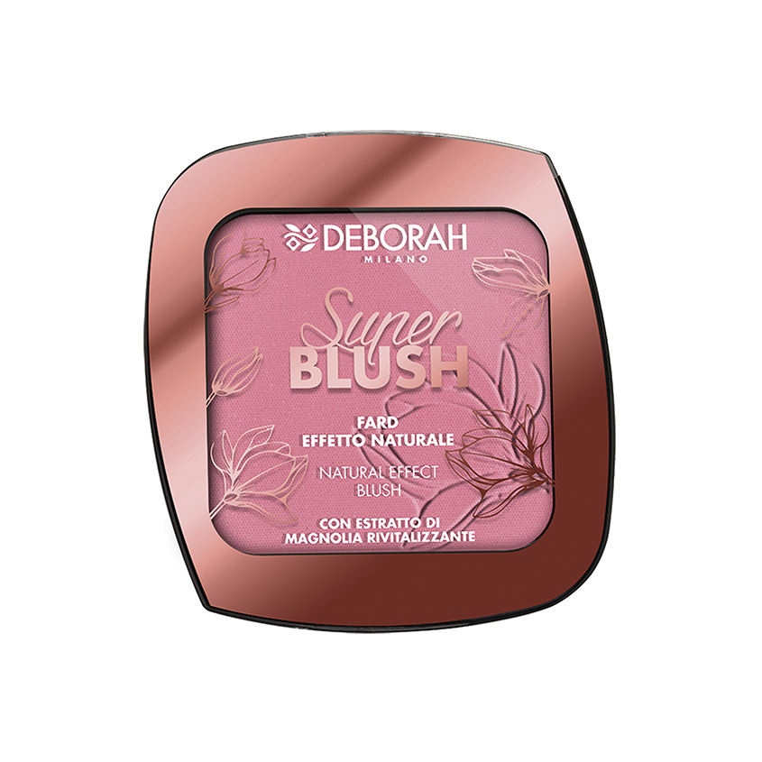 Румяна для лица DEBORAH SUPER BLUSH тон 01 роза