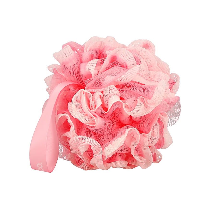 Мочалка-шар для тела `DECO.` синтетическая (pink)