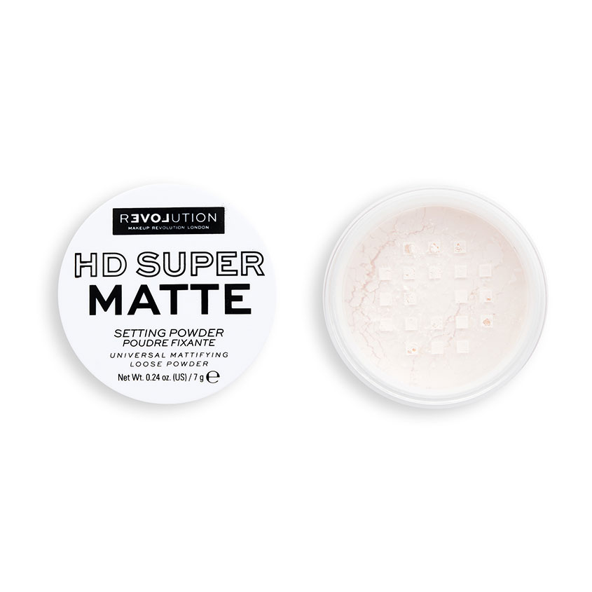 

Пудра рассыпчатая для лица REVOLUTION RELOVE HD SUPER MATTE SETTING POWDER бесцветная
