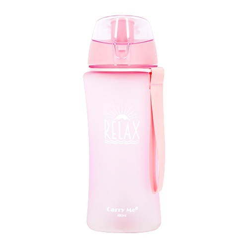 

Бутылка для воды FUN RELAX Pink матовая 480 мл
