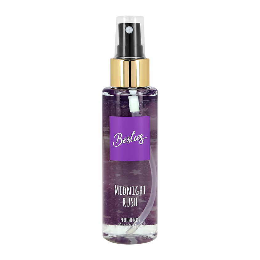 Парфюмированный мист для тела BESTIES PERFUME MIST midnight rush жен. 110 мл - фото 1