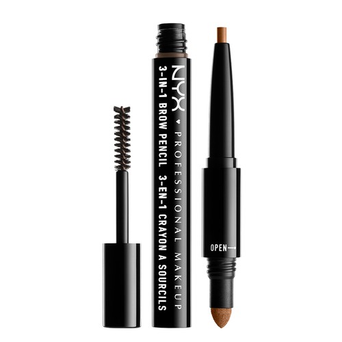 

Средство для бровей NYX PROFESSIONAL MAKEUP 3-IN-1 BROW PENCIL 3 в 1 тон 04 caramel