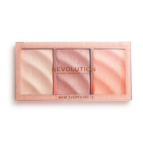 

Палетка хайлайтеров для лица REVOLUTION PRECIOUS STONE тон rose quartz
