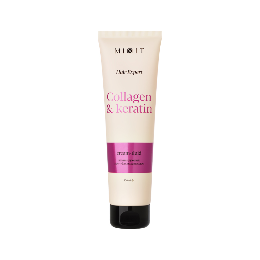 Крем-флюид для волос MIXIT HAIR EXPERT COLLAGEN+KERATIN ламинирующий 100 мл