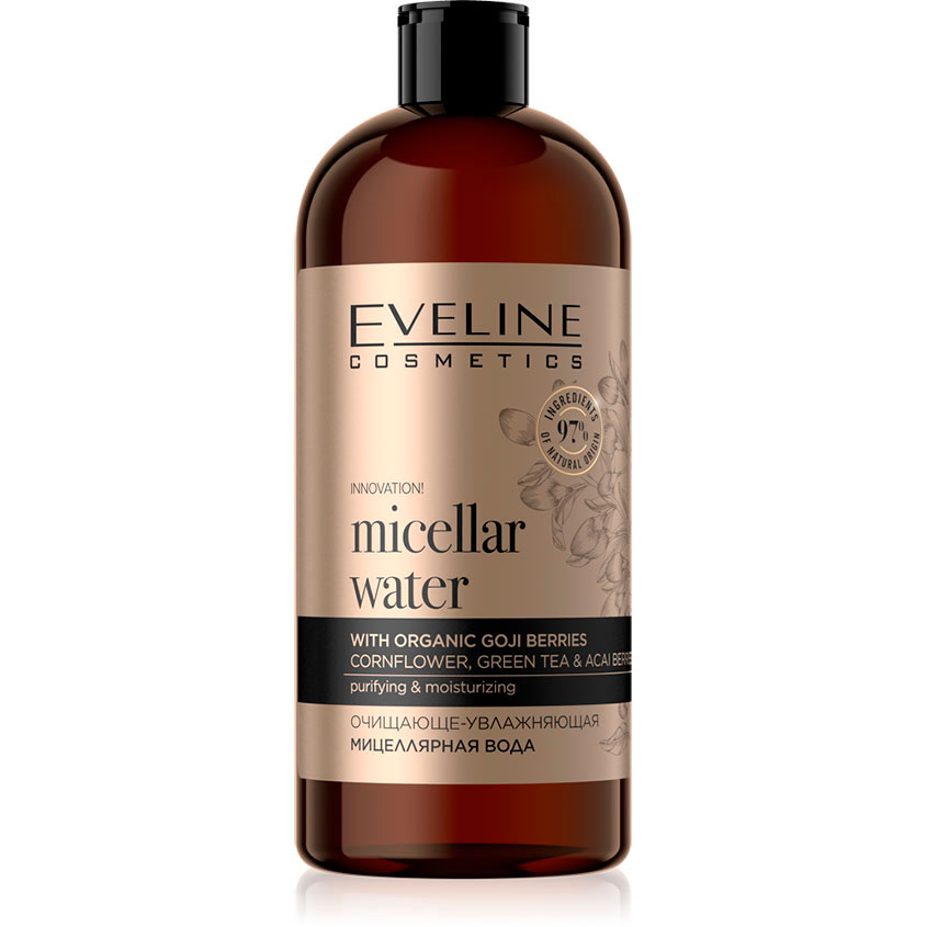 

Мицеллярная вода EVELINE ORGANIC очищающе-увлажняющая 500 мл