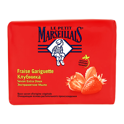 

Мыло твердое LE PETIT MARSEILLAIS Клубника 90 г