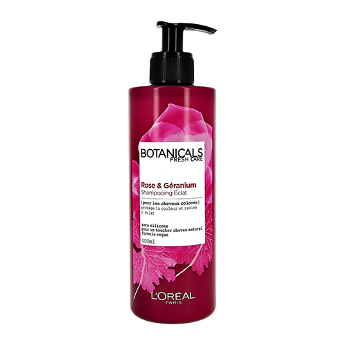 

Шампунь для волос LOREAL BOTANICALS FRESH CARE РОЗА & ГЕРАНЬ для окрашенных и тусклых волос 400 мл