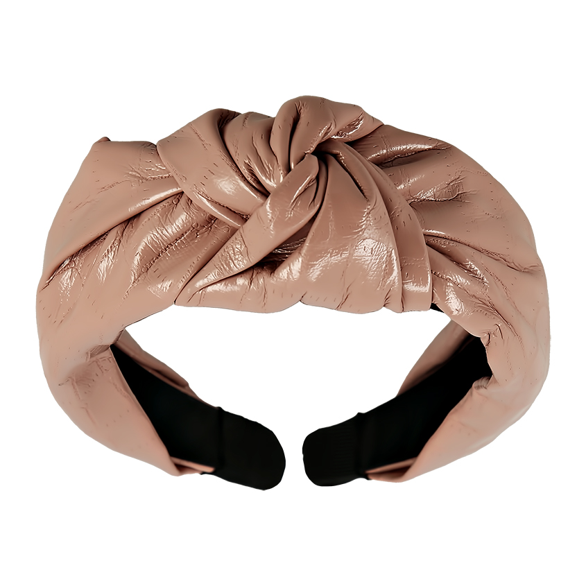 

Ободок LADY PINK leather