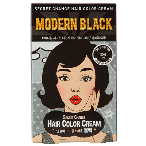

Крем-краска для волос MEDIHEAL SECRET HAIR тон Modern black