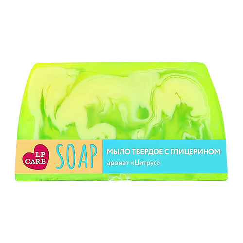 

Мыло твердое LP CARE с глицерином цитрусовый аромат