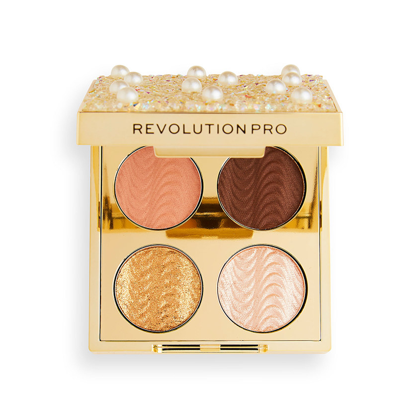 Палетка теней для век  REVOLUTION PRO ULTIMATE EYE LOOK PALETTE  тон Diamonds and pearls палетка revolution pro палетка теней для век ultimate eye look palette diamonds and pearls