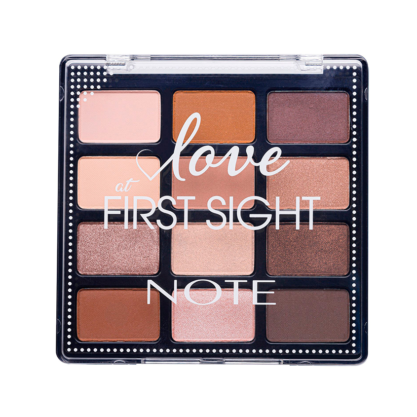 Тени для век NOTE LOVE AT FIRST SIGHT EYESHADOW PALETTE тон 201 note love at first sight eyeshadow palette