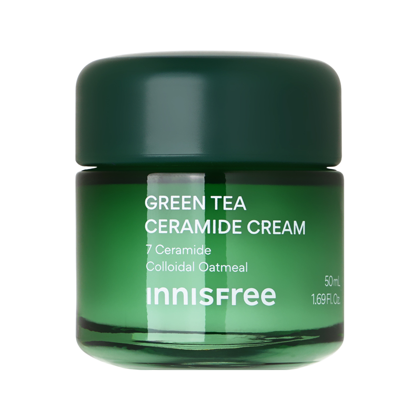 Крем для лица INNISFREE барьерный с керамидами зеленого чая для питания кожи 50 мл